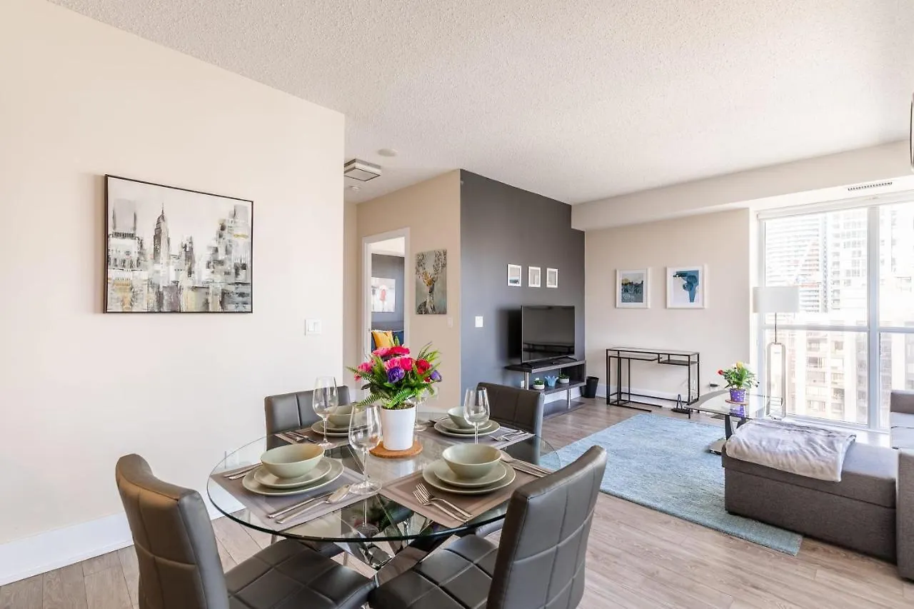 Luxury 1Br Condo - King Bed - Stunning City View Toronto 0*,